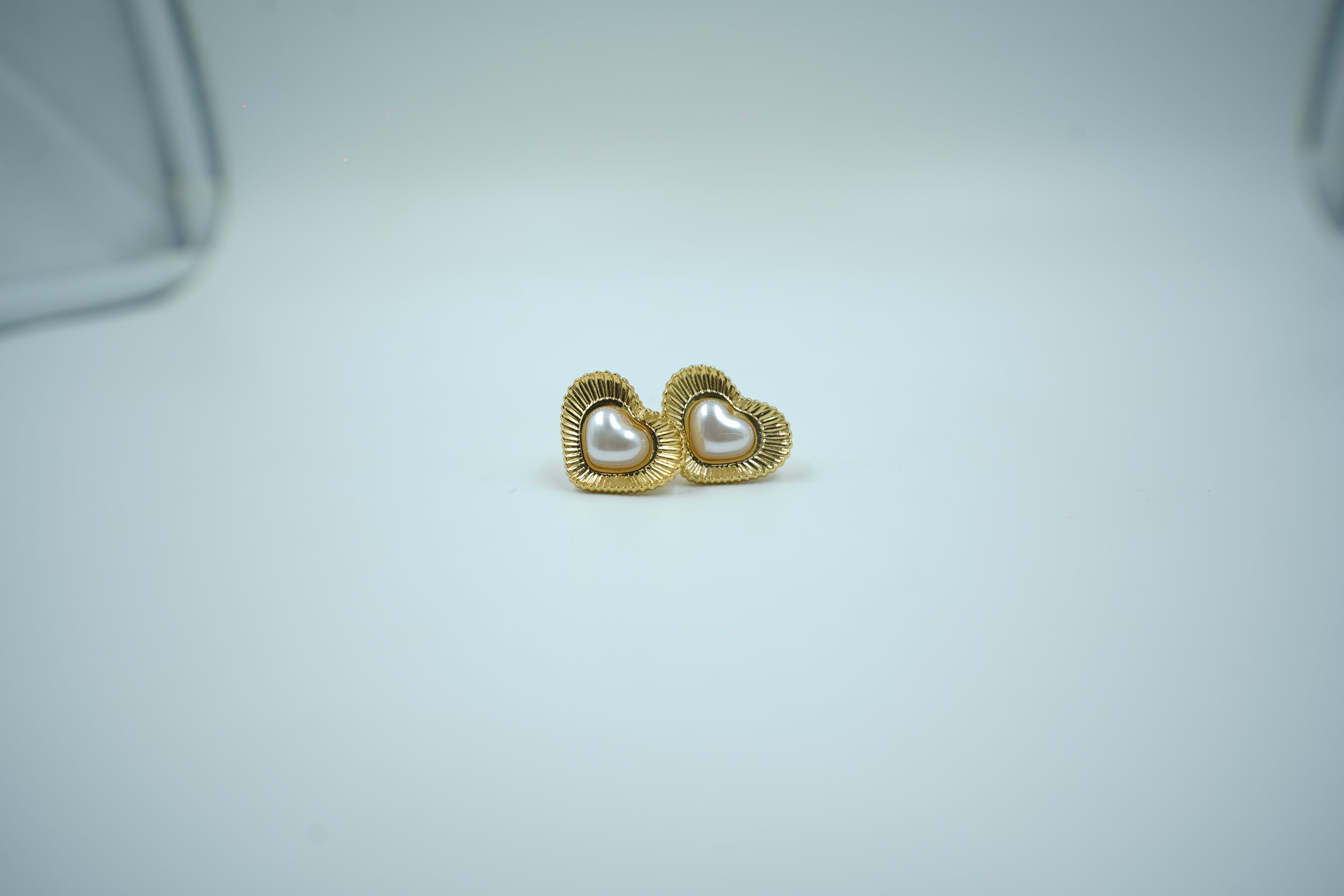 Ziana Meher Pearl Heart Earrings